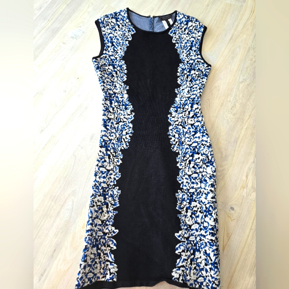 BCBG MAXAZRIA S Blue Cocktail Dress